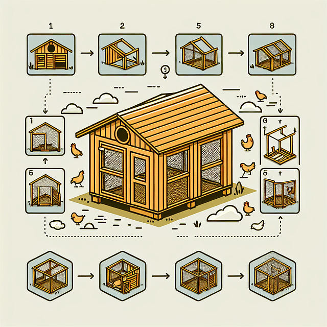 chicken coop with ventilation windows