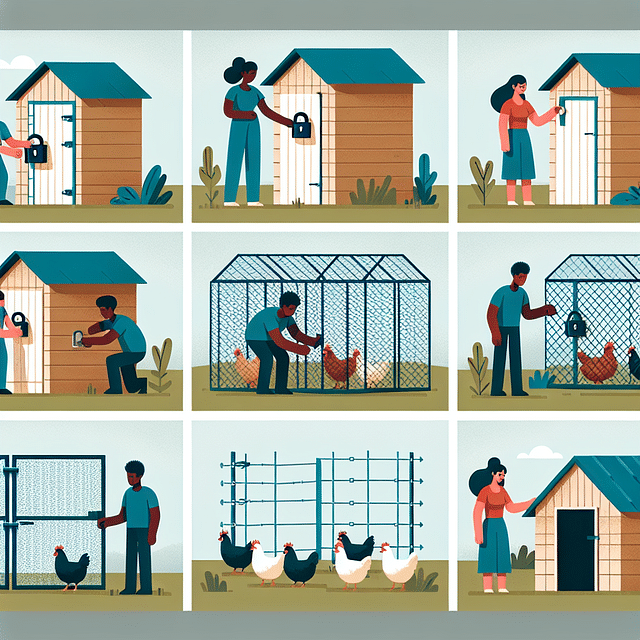 testing chicken coop security