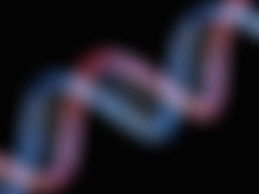 DNA double helix structure symbolizing the genetic link between chickens and Tyrannosaurus Rex