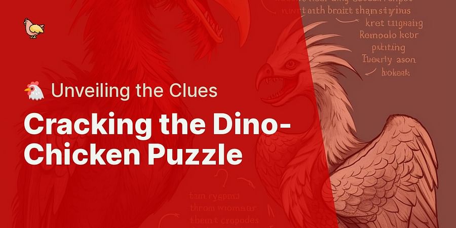 Cracking the Dino-Chicken Puzzle - 🐔 Unveiling the Clues