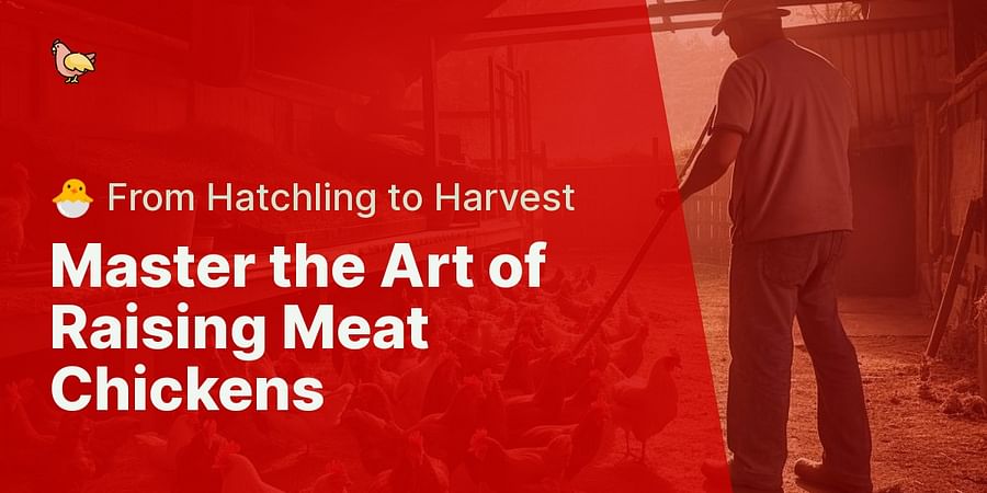 Master the Art of Raising Meat Chickens - 🐣 From Hatchling to Harvest