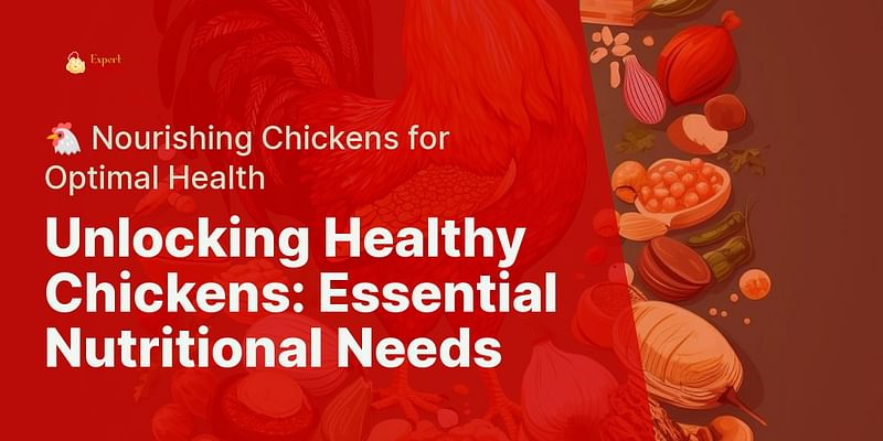 Unlocking Healthy Chickens: Essential Nutritional Needs - 🐔 Nourishing Chickens for Optimal Health