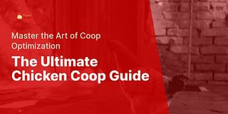 The Ultimate Chicken Coop Guide - Master the Art of Coop Optimization