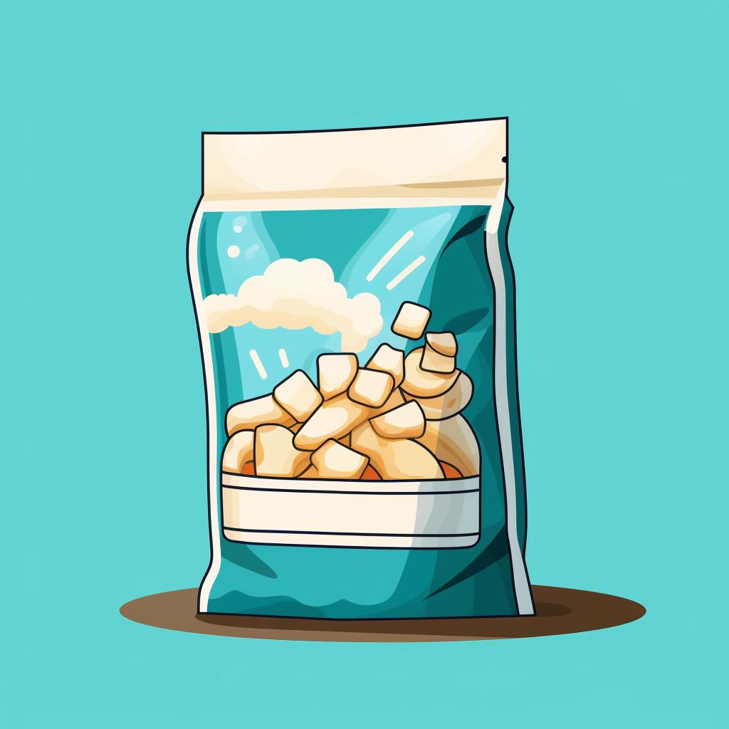 A bag of layer feed