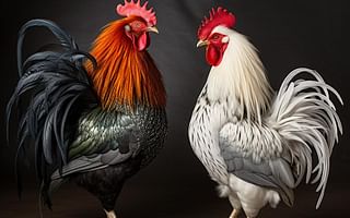 What is the difference between a hen and a rooster?